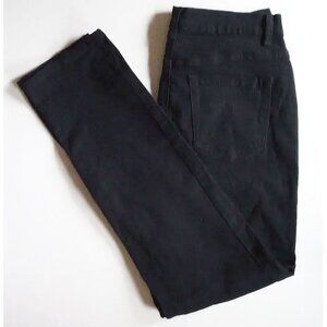 *50off3* Gloria Vanderbilt Amanda Straight Leg High Rise Jeans 6 Black 30x31